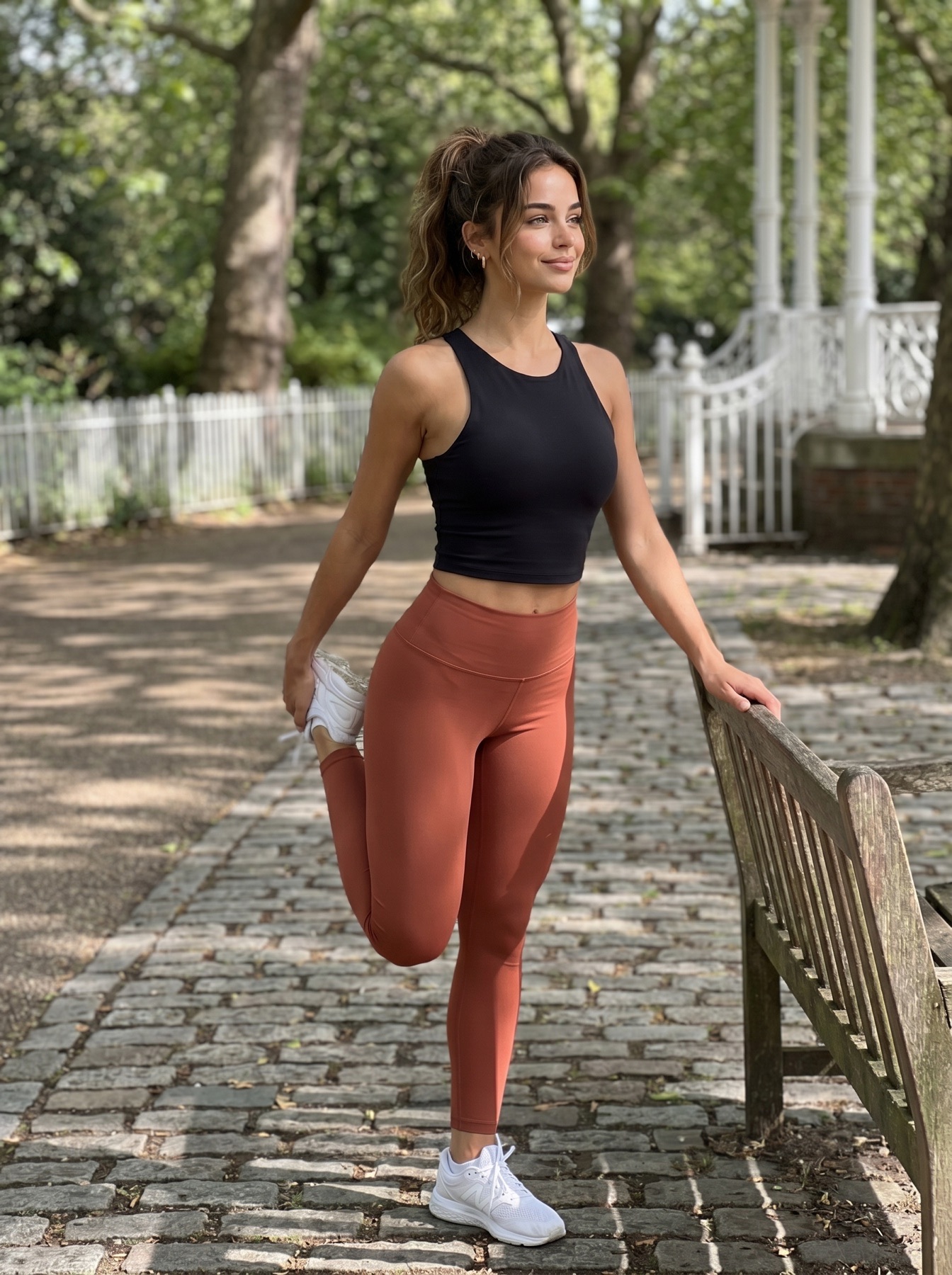 Soft Touch Legging — Sienna, park stretch